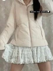 バタフライ ヴィンテージ アディダス 연 ベージュ 桃色 カラー ファイヤーバード ダウン