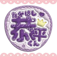 ぷっくり風　うちわ文字　【高橋恭平】