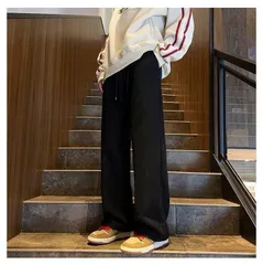 ワイドパンツ メンズ コーデュロイ ロングパンツ 裏ボア ズボン ワイド パンツ 暖かい コーデュロイパンツ ゆったり スリム 秋冬 イージーパンツ 部屋着 ボトムス ルームウェア ゴムウエストxinhengc04