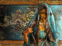 Aimee Stewart クロスステッチ 図案 刺しゅう チャート 【 Priya Max Colors 】 Heaven And Earth Designs 輸入 上級者 全面刺し HAED