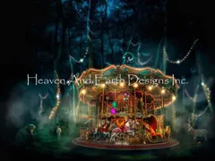 Aimee Stewart クロスステッチ 図案 刺しゅう チャート 【 Secret Carousel Request A Size 】 Heaven And Earth Designs 輸入 上級者 全面刺し HAED