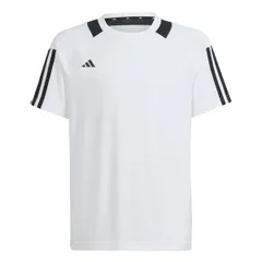 [アディダス] 半袖 機能 Tシャツ YB SERE Tシャツ スポーツウェア ジュニア キッズ 子供 140CM ホワイト [ホワイト/ブラック(IS0333)] [140]