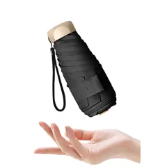 Wonderfall 日傘 折りたたみ傘 晴雨兼用 コンパクト 軽量 UVカット 遮光 遮熱 折り畳み日傘 紫外線遮断 耐風 撥水 メンズ レディース 母の日 父の日 プレゼント (ブラック) [ブラック]