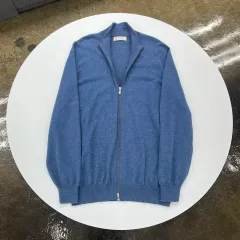 Brunello Cucinelli(ブルネロクチネリ) カシミア ジップアップニット 58サイズ