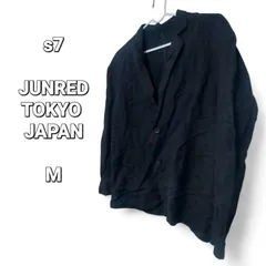 JUNRED  TOKYO JAPAN 黒 ブラック 長袖 ジャケット カジュアル フォーマル メンズ