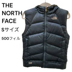 ノースフェイス ダウンベスト 550フィル 刺繍ロゴ ブラック 黒 XL〜2XL