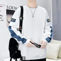 メンズ トレーナー長袖 秋冬 裏起毛トレーナー ロングtシャツ メンズ 無地 おしゃれ 大きいサイズ メンズトレーナーfeisi01