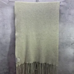 ✨MaxMara マックスマーラ 大判ストール マフラー 300×50cm イタリア製 羽織れるサイズ フリンジ付き 上質ウール 全体的に綺麗✨　00035のサムネイル