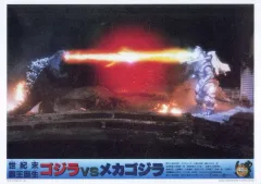 【中古】紙製ボード・プレート ゴジラVSメカゴジラ(戦闘) ロビーカードビジュアルボード 「一番くじ ゴジラ 怪獣乱舞 -荒ぶるモノ-」 G賞