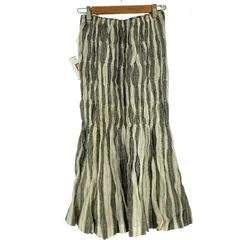 トリココムデギャルソン tricot COMME des GARCONS 80S リネンストライプロングスカート レディース 表記無 