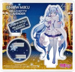 [중고]아크릴스탠드· 아크릴 패널 스노우 미쿠 &헬로키티 아크릴스탠드[SNOW MIKU×HELLO KITTY LAVENDER]
