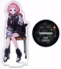 【中古】アクリルスタンド・アクリルパネル 周央サンゴ アクリルスタンド 「くじスクエア にじさんじ 七次元生徒会!くじ」 C賞