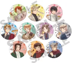 【中古】バッジ・ビンズ 全10種セット 「ヘタリア World★Stars トレーディンググリッター缶バッジ 食べ歩きグルメ」