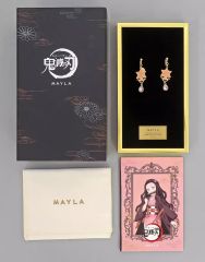 鬼滅の刃× MAYLA アイコニックイヤオブジェ 冨岡義勇イヤリングセット