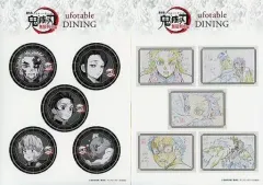 【中古】シール・ステッカー 集合 ステッカーセットB(2枚組) 「劇場版 鬼滅の刃 無限列車編×ufotable DINING 第2期」 お楽しみくじ景品