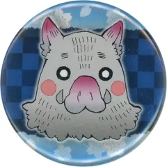 【中古】バッジ・ピンズ [単品] 嘴平伊之助 プチ缶バッジ 「鬼滅の刃 吾峠呼世晴原画展」