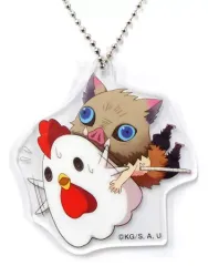 【中古】雑貨 嘴平伊之助 「鬼滅の刃×ローソン アクリルキーホルダー」