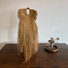 アンティーク 藁細工 藁蓑 民藝 壁飾り y324 - メルカリ