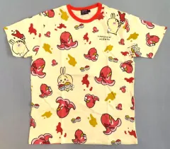 【中古】Tシャツ うさぎ 総柄 Tシャツ ライトイエロー Sサイズ 「ちいかわ なんか小さくてかわいいやつ ちいかわパーク」