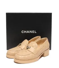シャネル ローファー マトラッセ ハートターンロック G39697 レディース SIZE 37.5 (L) CHANEL