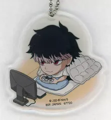 【中古】キーホルダー 【シークレット】 鳴海弦(布団) アクリルチャーム 「一番くじ 怪獣8号 3弾」 H賞