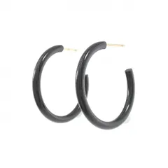 【新品】K18YG オニキス ピアス