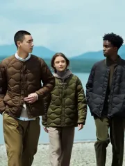 UNIQLO ユニクロ ホワイトマウンテニアリング 軽量ダウン ブラック チャイナ バージョン L