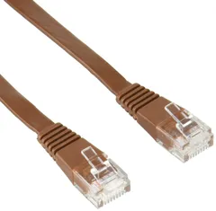 新品 GREEN HOUSE スーパーフラットLANケーブル カテゴリー6 ブラウン 10M GH-CBESF6-10MBW