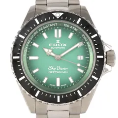 c*4様 EDOX Sky Diverネプチュニアン 自動巻き時計 グリーン 2025年最新】edox ネプチュニアンの人気アイテム - メルカリ