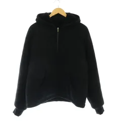 アプレッセ A.PRESSE 25SS Mouton ZIP leather Hoodie ムートン 