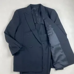 ブラックフォーマル　ほぼ未使用 礼服 喪服 ダブルブレストスーツセット 102 BE6 175 黒 ブラック XL 2XL 相当