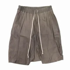 【中古】12ss リックオウエンス Rick Owens NASKA レザー サルエルパンツ ショートパンツ ショーツ 本革 皮革 IT40 12ss リックオウエンス Rick Owens NASKA レザー サルエルパンツ