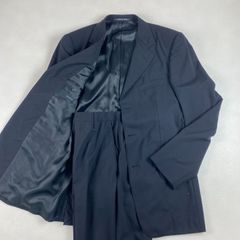 グッチ 46R スーツ セットアップ 黒 シルク混 ストライプ トムフォード