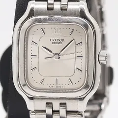 新品同様 稼働 美品 セイコー クレドール 4J81-6A20 2D0016 QZ シルバー文字盤 レディース腕時計 0045100 11ERT MST ABC17334