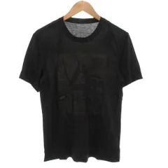 リーボック Reebok タグ付き ロゴプリントTシャツ 半袖 クルーネック L 黒 ブラック /GV