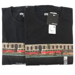 ユニクロ UNIQLO タグ付き 22SS 2点セット マグナム・フォト Tシャツ XL 半袖 クルーネック プリント 黒 ブラック /AE