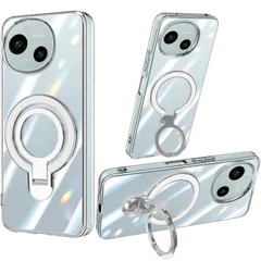 【即日発送】軽量 透明 SH-51F SH-51E 薄型 R9/R10 アクオス ケース ケース スマホ スタンド機能 耐衝撃 ソフト TPU 縦横両対応 リング付き 保護カバー クリア R9 R10/AQUOS AQUOS