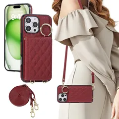 【新着商品】ショルダー いphone12promax 用 背面カード収納 背面ケース 肩掛け 手帳型 iPhone 12プロマックス スマホケース iPhone 首掛け 斜め掛け ケース アイフォン12promax 携帯カバー Max 財布付き スタンド機能