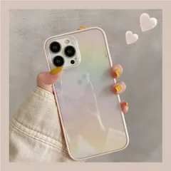 【新着商品】可愛い ソフト グラデーション シンプル 透明 オーロラ 韓国 アイフォン 対応 13 ミニ 13 ケース かわいい ケース クリア シリコン 5.4インチ TPU 携帯電話カバー mini おしゃれ 女性向け iPhone スマホケース ピンクの