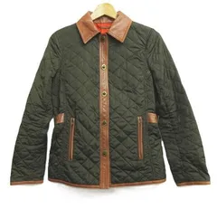 MICHAEL KORS  マイケルコース キルティング ブルゾン アウター ジャケット ジャンバー 羊革 中綿 オンワード樫山 ターンロック カーキ ブラウン レディース  E446L