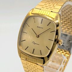 SEIKO DOLCE 7730-5020 Watch QZ Men's Square Silver Gold Combi Y2K