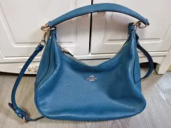 かわいい青色 COACH バッグ ショルダーバッグ