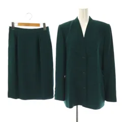 良品　jun ashida ジュンアシダ　セットアップスーツ　ダークグリーン 良品 jun ashida ジュンアシダ セットアップスーツ ダークグリーン