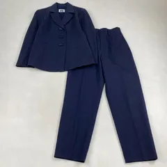 ISSEY MIYAKE　セットアップ パンツ　I.S. イッセイミヤケ 80s 人気ネイビー 濃紺 ジャケット japanese vintage archive M L相当
