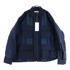 FACETASM (ファセッタズム) 24SS SRO-JK-M06 フロントポケット ストライプ フリルジャケット ブラックのサムネイル