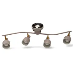 【B_傷あり】Nozze ノッツェ シーリングライト グレー