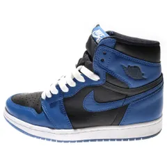 NIKE (ナイキ) AIR JORDAN 1 RETRO HIGH OG DARK MARINA BLUE エアジョーダン 1 ハイ ダークマリーナブルー ハイカットスニーカー ブラック/ブルー US5/23.5cm 555088-404