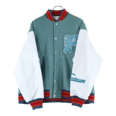 FACETASM (ファセッタズム) 24AW PATCHED STADIUM JACKET KR-JK-M02 パッチ スタジアムジャケット グリーンのサムネイル