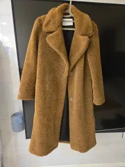 ZARA ボア素材コート