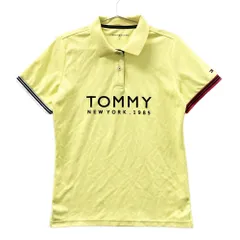 サイズ：LL TOMMY HILFIGER GOLF トミー ヒルフィガーゴルフ  フロントロゴ 半袖ポロシャツ  イエロー系 [240101555972] ゴルフウェア レディース ストスト